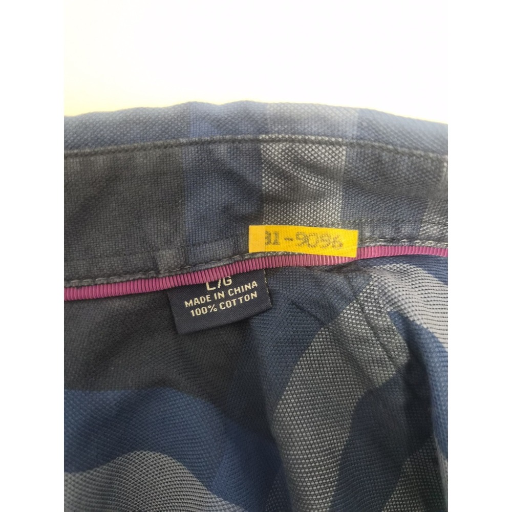 Tommy Bahama Shirt Mens Large Blue Plaid Tartan Casual Outdoors Beach Button Up - Picture 7 of 7